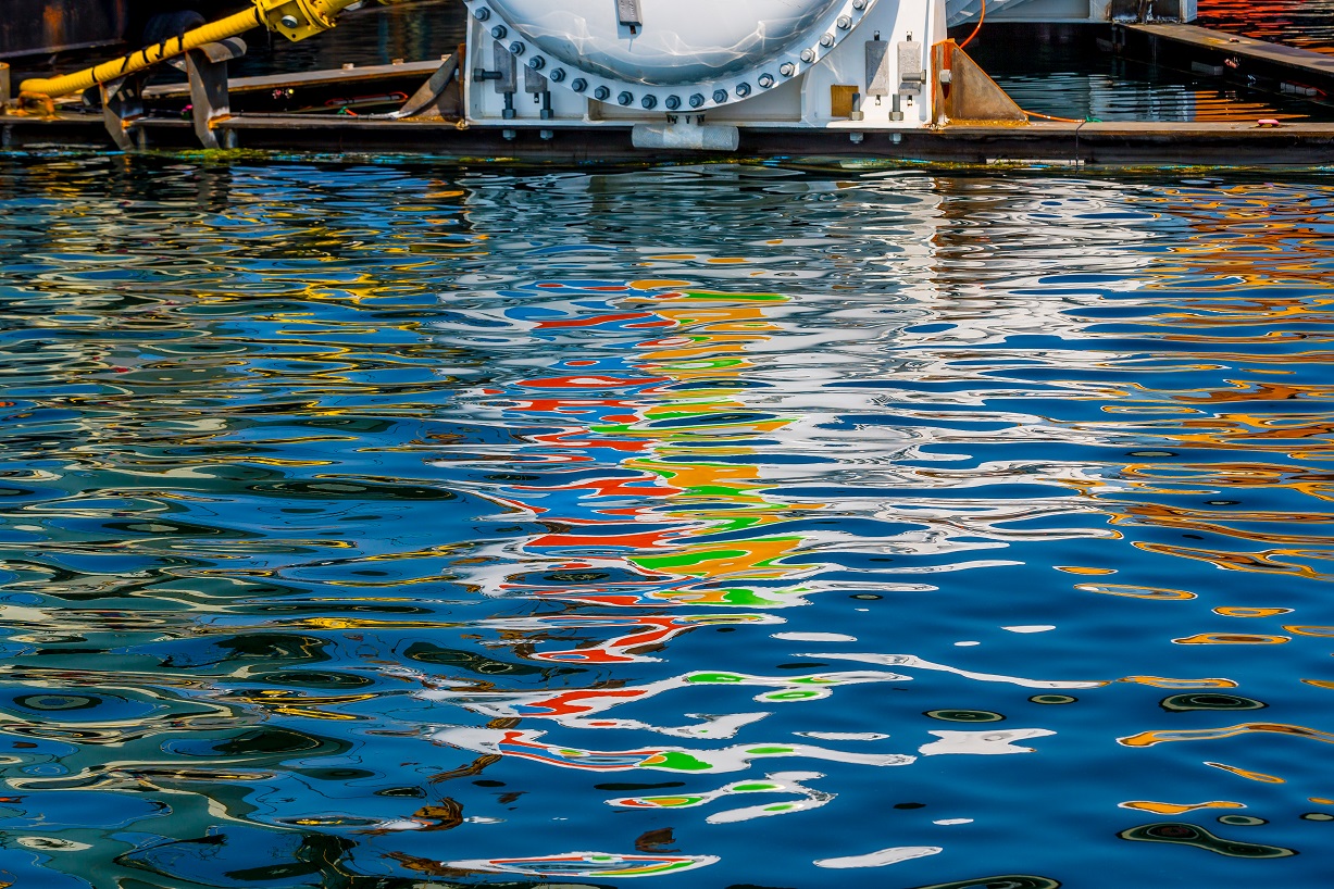 Reflection of Northern Isles pressure vessel